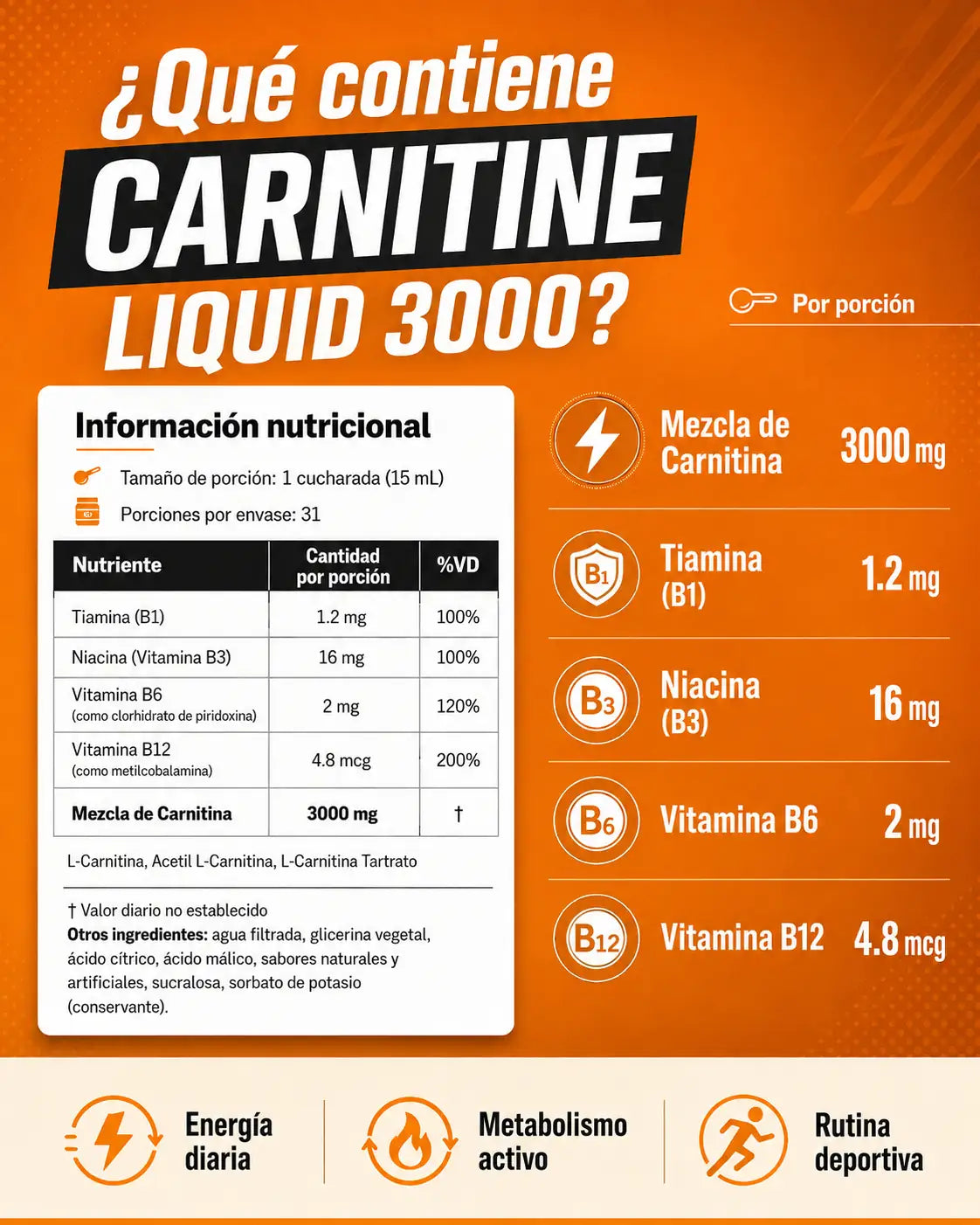 L- Carnitine 3000
